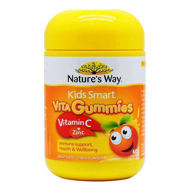 Natures Way Kids Smart Vita Gummies Vitamin C + Zinc 60 gummies