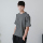 [BL2172]Embo Pintuck Round Short Sleeve T-shirt - Black