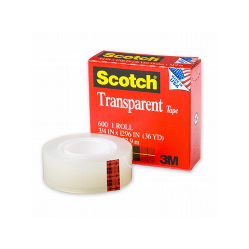 3M 600 Scotch Tape Magic (isolasi) 1-2 x 36Y