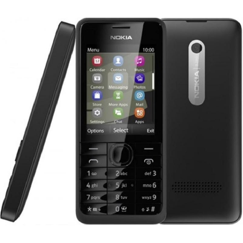 Asha 301 256 MB ROM, 64 MB RAM