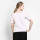 BLIC4194  Icons Split Slves With Pearl Knit Blouse  Color White