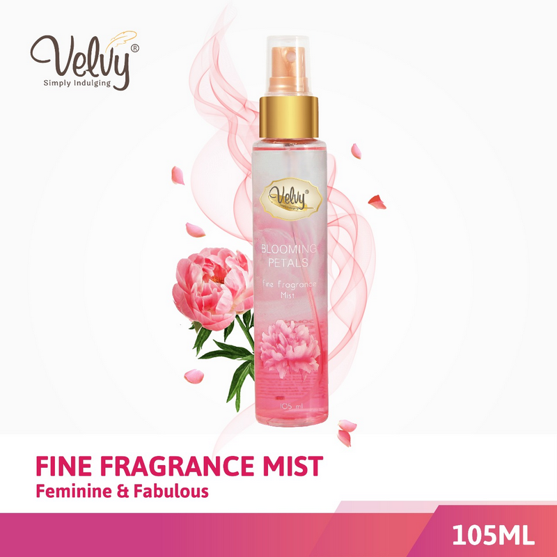 Velvy Fine Fragrance Mist 105Ml Blooming Petals