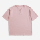 [JN.06] Linen Henley Neck Short Sleeve T-shirt PINK