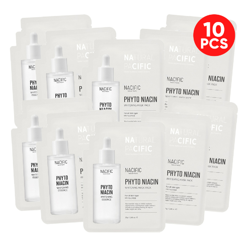 Nacific Phyto Niacin Whitening Mask Pack 25g (10pcs)