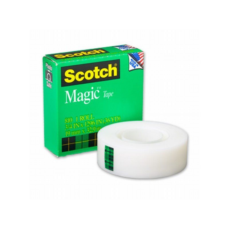 3M 810 Magic Tape (isolasi) 1-2 x 36Y (eceran)