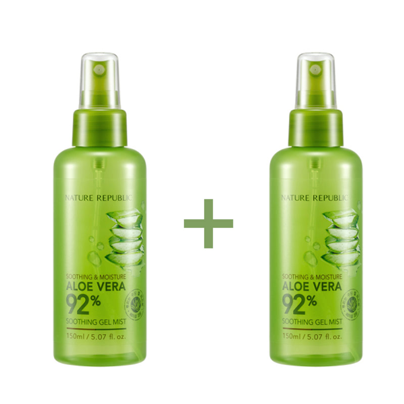 Nature Republic Soothing and Moisture Aloe Vera 92% Soothing Gel Mist(1+1)