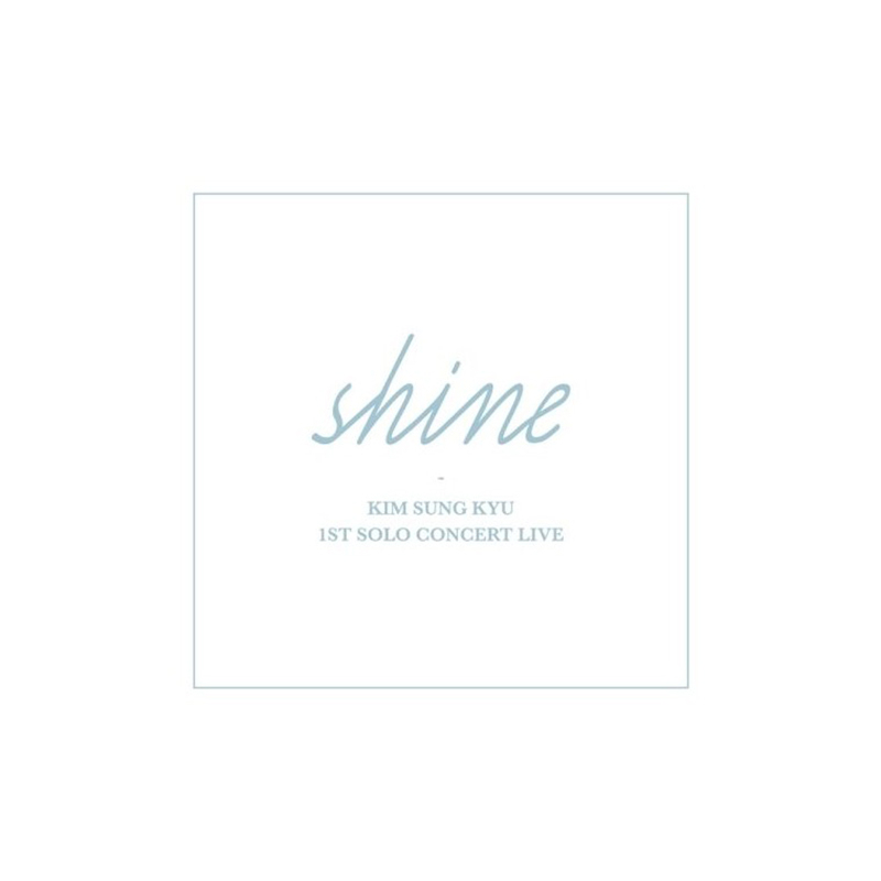 [CD] Kim Sungkyu 1st Solo Concert Live Album - Shine