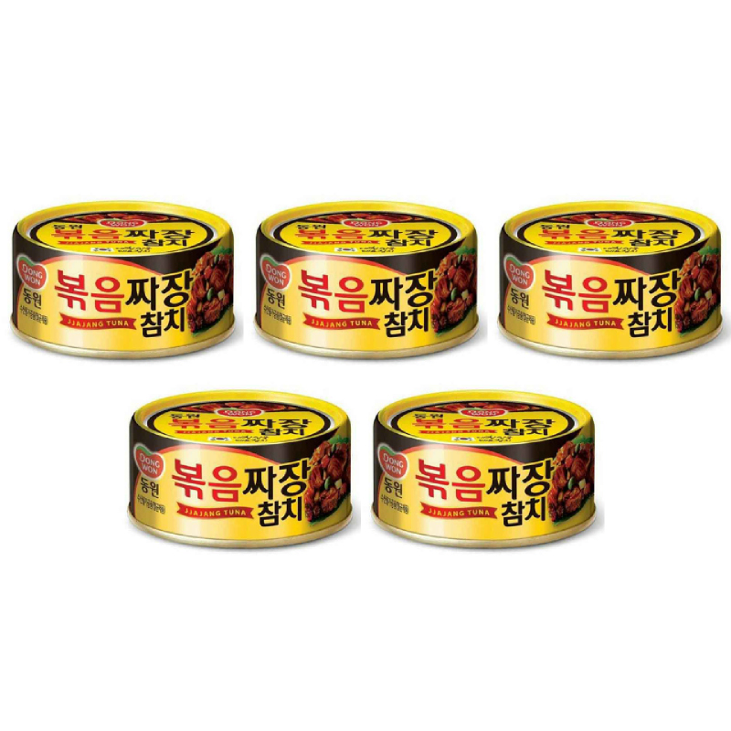 Dongwon - Light Tuna With Jjajang 150 gr  5 Pcs