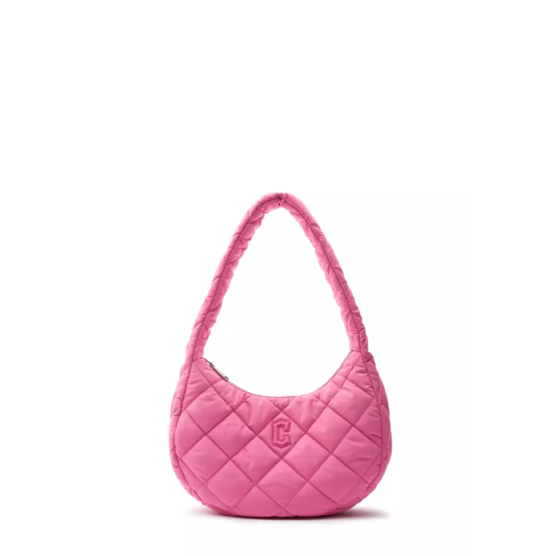 MLB Quilted hobo bag medium Cleveland Guardian Pink -RE