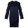 Donnelly satin long sleeves dress total eclipse