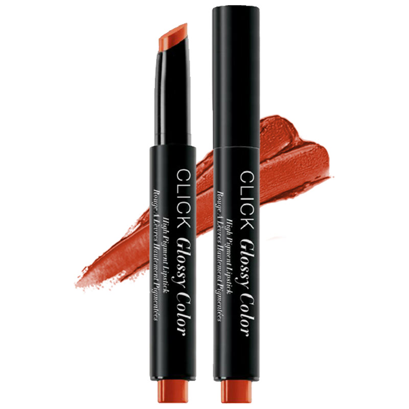 Absolute New York Click Glossy Color High Pigment Lipstick Coral Chaos