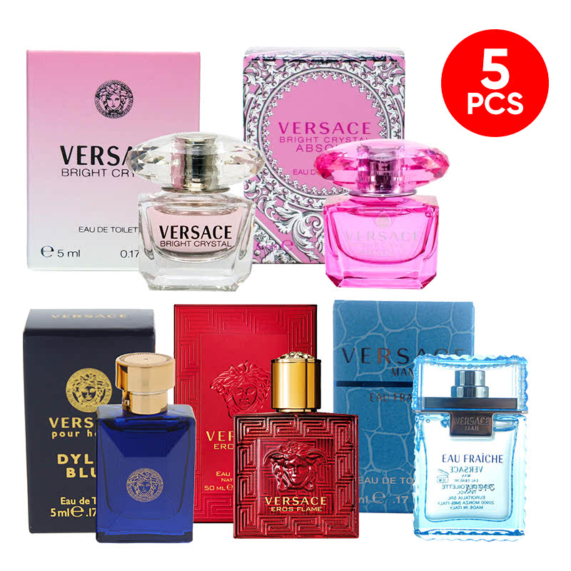 Versace Miniature Set 2 (Bright Crystal Absolu EDP 5ml ...