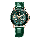 Jam Tangan Wanita Alexandre Christie Multifunction AC 9205 BF LRNGN Ladies Green Dial Green Leather Strap