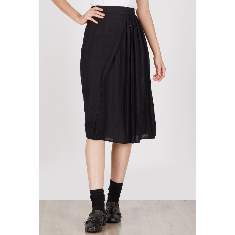 Hendry Black Pleat Skirt