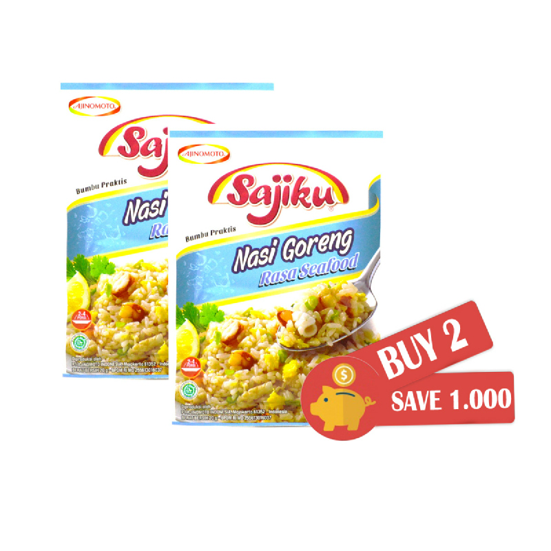 Sajiku Bumbu Nasi Goreng Sea Food 20 Gr (Get 2) | iStyle