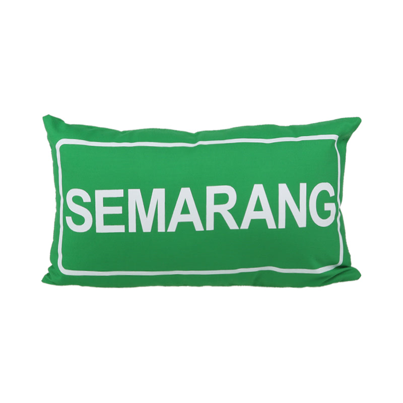 Toimoi Pillow Sign Street Semarang Green