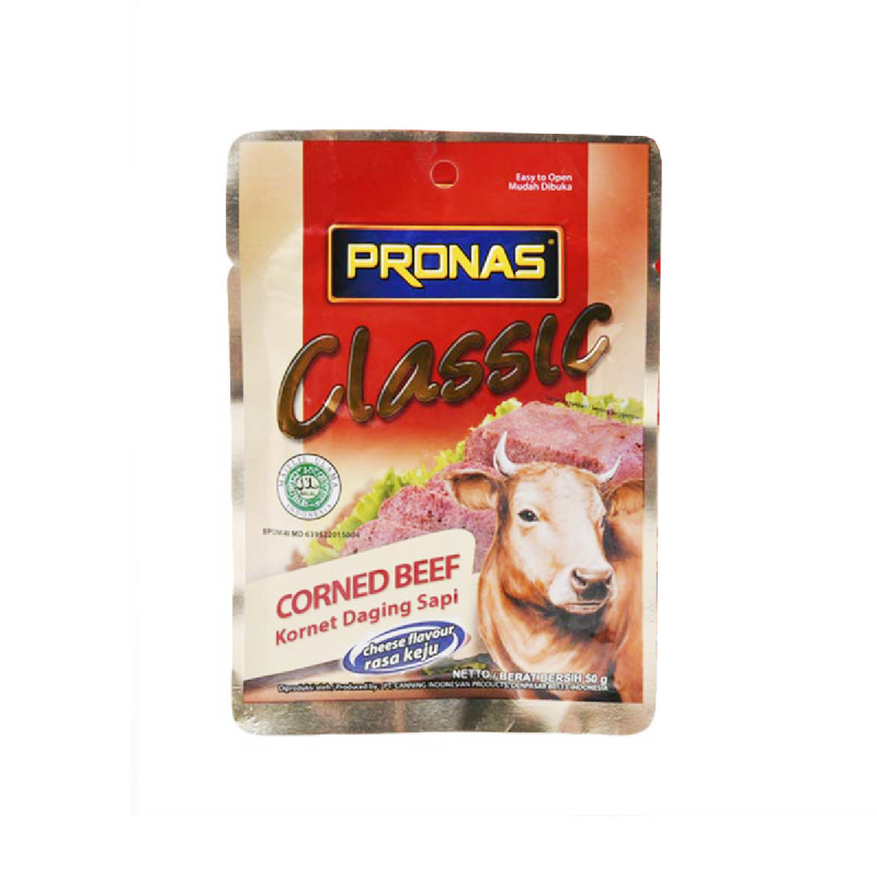 Pronas Classic C.Beef Cheese 50G
