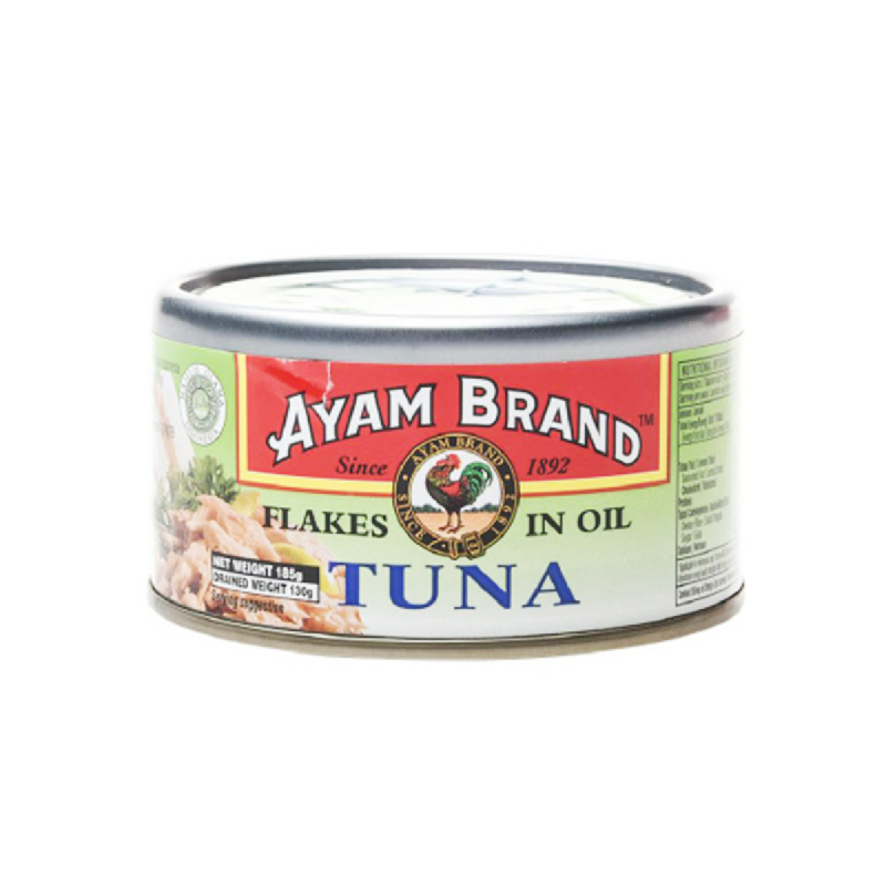 Ayam Brand Tuna Flakes In Oil 185 Gram