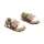 Mickey & Friend Baby Shoes With Double Strap Krem