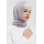 Dara Pashmina Plain Baby Grey
