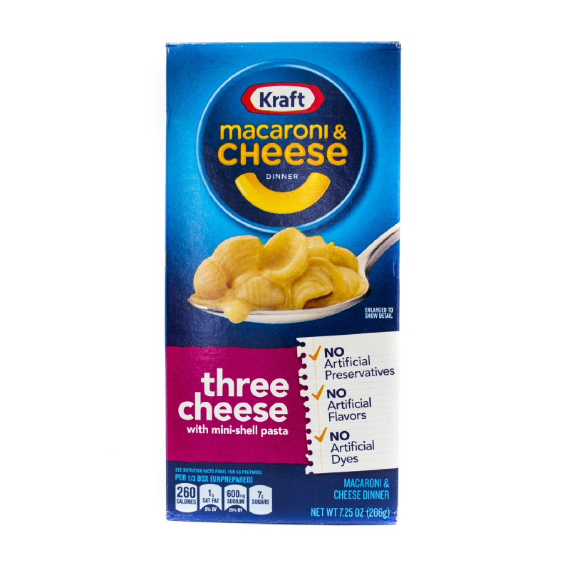 Kraft Macaroni&Cheese Three Cheese 7.25O