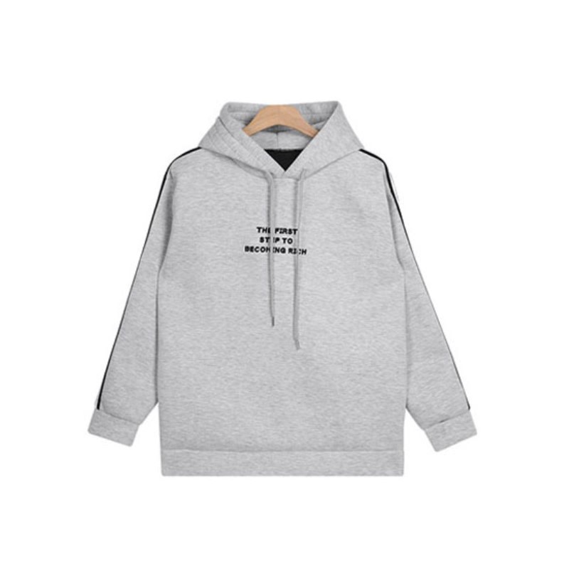 Neoprene Line Hoodie GREY