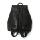 String Black Leather Backpack
