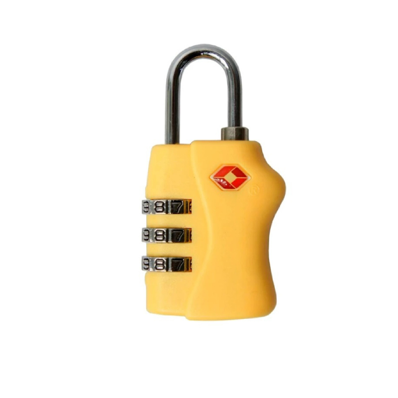 Traveltime Combination Lock TSA 338 Yellow