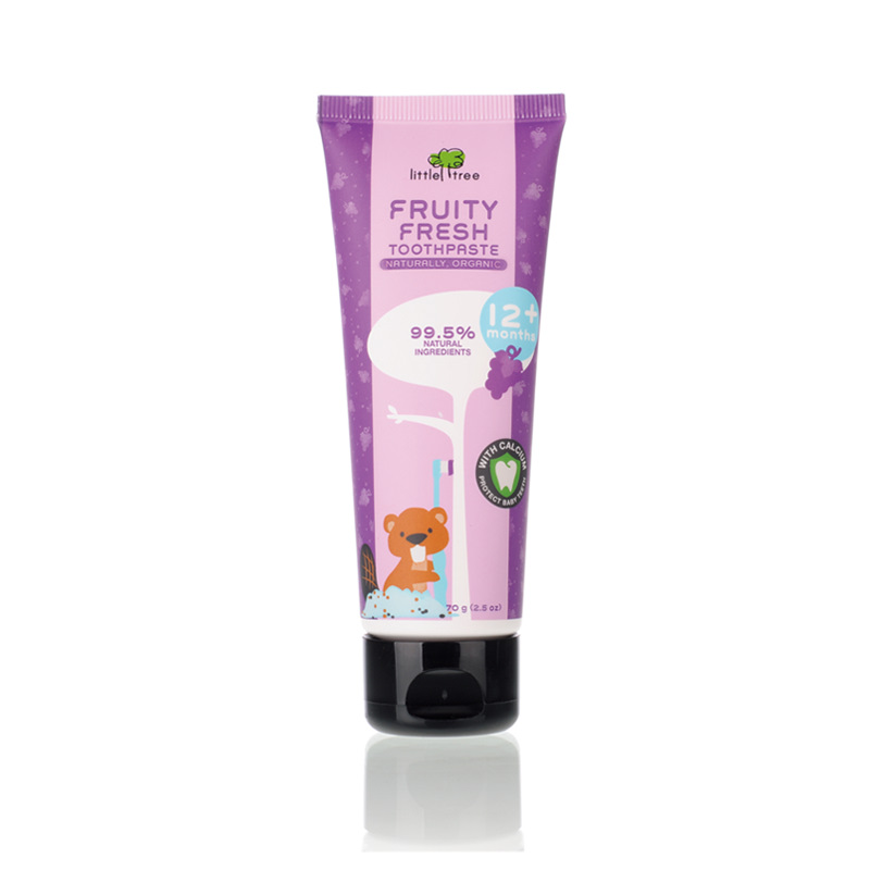Fruity Fresh Toothpaste 12+months Pasta Gigi Bayi Organik - Grape 70ml