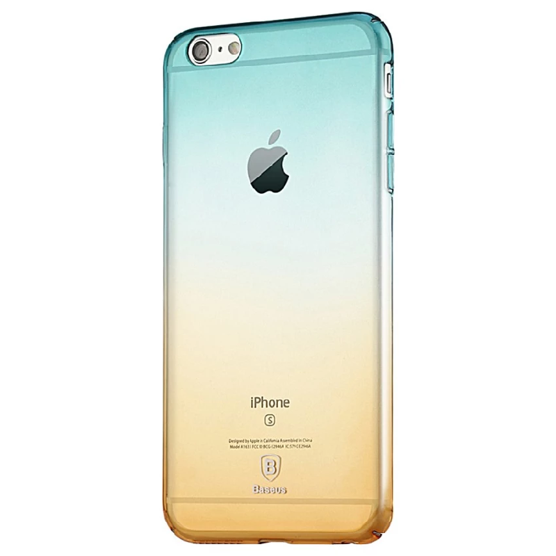 Amber Case For iPhone 6 & iPhone 6S - Cyan Orange