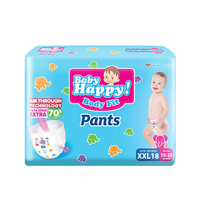 Baby Happy Pants XXL 18pcs