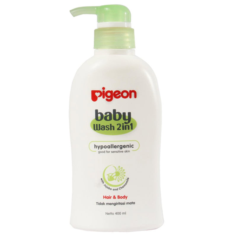 Pigeon Baby Hair & Body Wash 2 In 1 with Jojoba and Chamomile 400 Ml