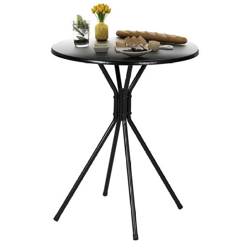 FUNIKA 22135 BK Meja Bundar Sebaguna - Hitam