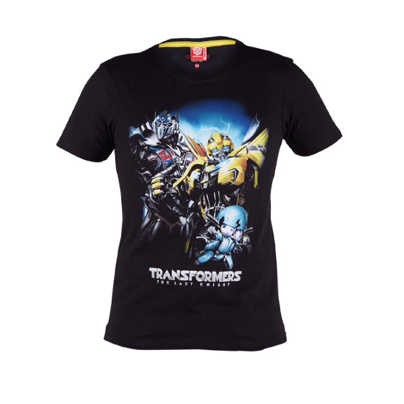Optimus Prime and Bumblebee T-Shirt Boys Black