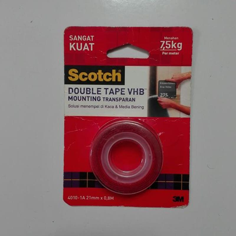Scotch Mounting Transparent 4010-1A 21MMX80CM