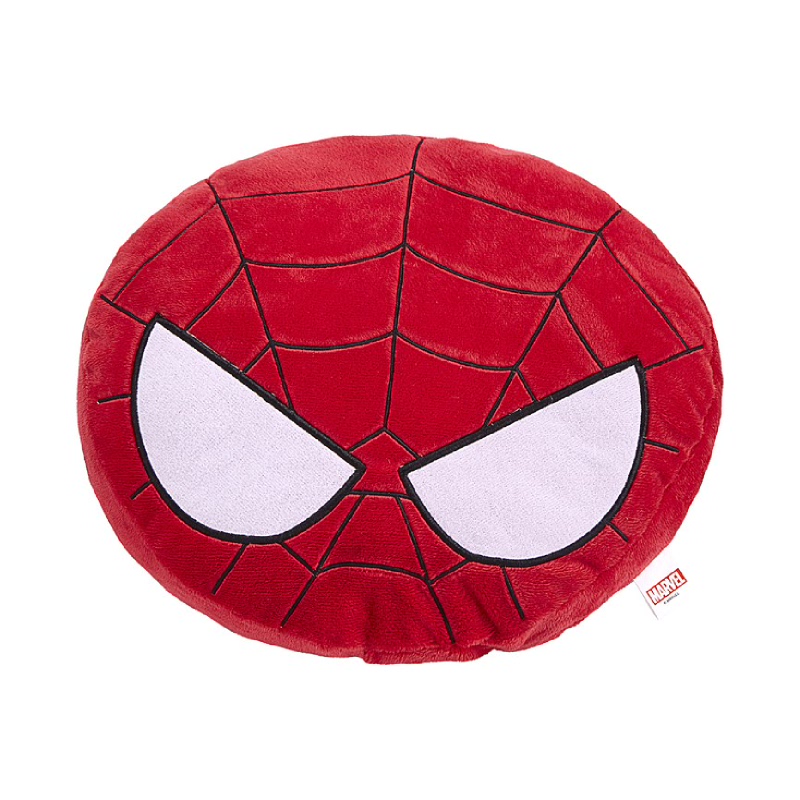 Spiderman Head Cushion Red