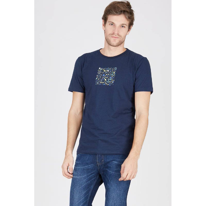 Men T-Shirt True Lies Navy