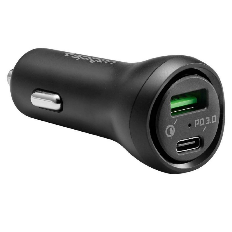 Spigen Car Charger F31QC USB Type C PD 48W Quick Charge 3.0 Fast Charging