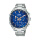 Alba AT3G81X1 Men Blue Patterned Dial Stainless Steel Strap