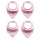 Baby Drool Bandana Bib 4 Pack Set Celemek Bayi - Pink Princess