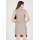 Paola Side Knot Dress Brown
