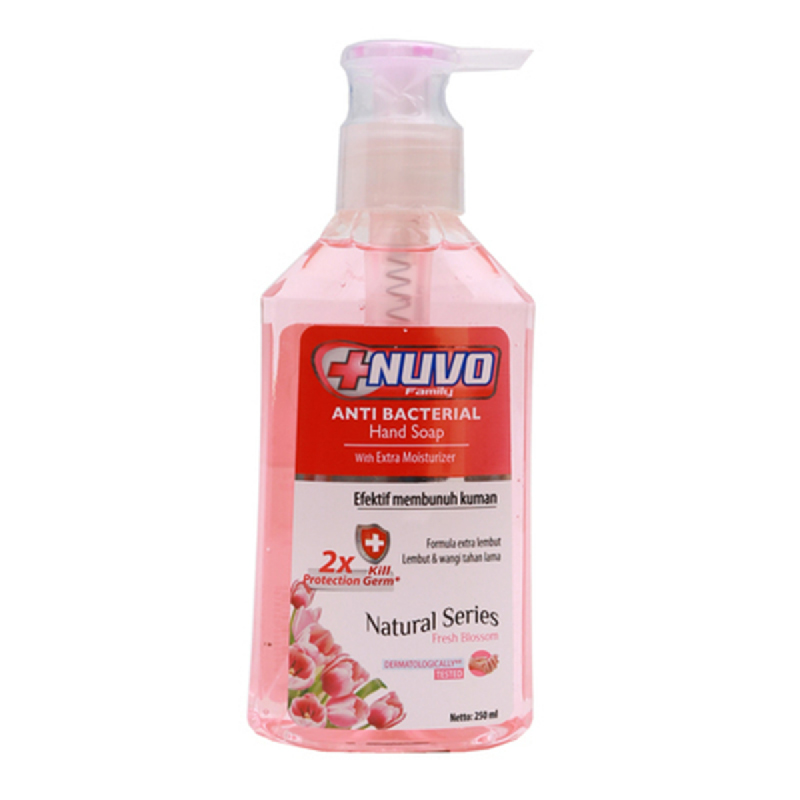 Nuvo Hand Soap Merah Fresh Blosom Botol 250Ml | iLOTTE