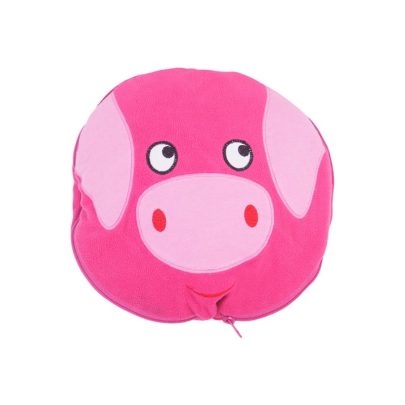 Beam and Co Animal Blanket Pink Piggy