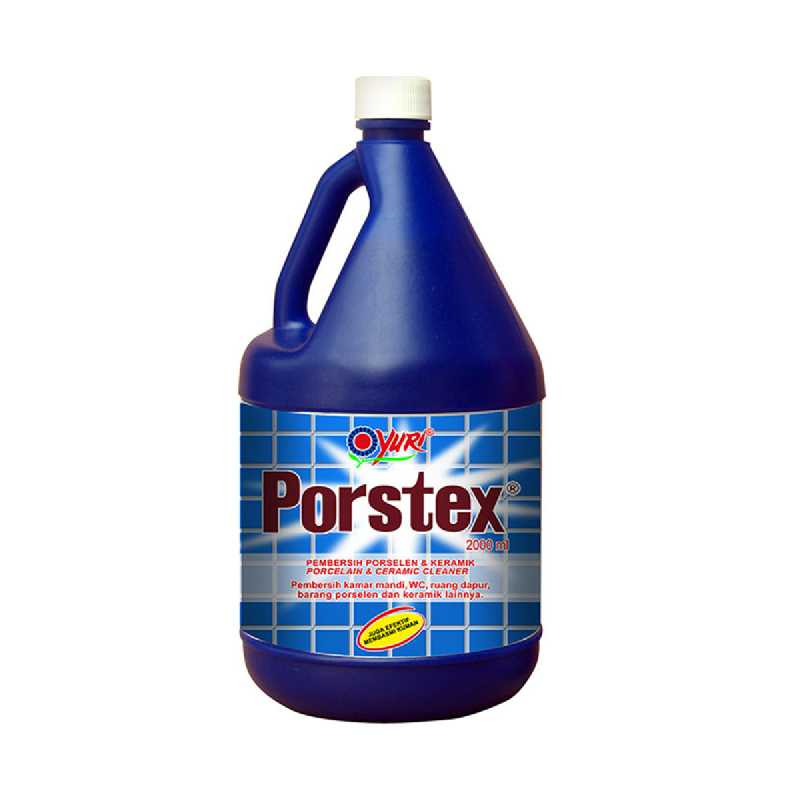 Yuri Porstex Pembersih Porselen Biru  Botol  2000 Ml iLOTTE