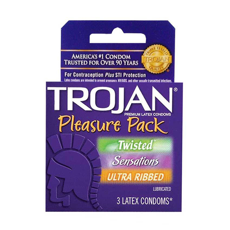 Trojan Kondom Pleasure Pack - 3 | iLOTTE