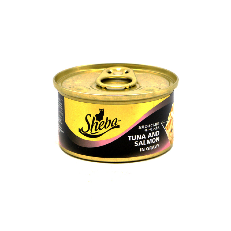 Sheba Tuna & Salmon In Gravy