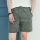 [BL1117]Bokashi Linen Short Pants - Charcoal