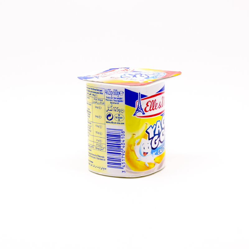 EV YAGGO DAIRY DESSERT WITH BANANA  125 GR