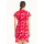 Bateeq Women Short Sleeve Cotton Print Dress FL001A-SS18 Red