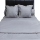 Sleep Buddy Set Sprei dan Bed Cover Plain Grey CVC 200x200x30